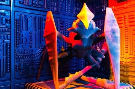 Детский центр  Dark Ride   космическая станция   BR  в здании аквапарка  Лебяжий   г. Минск  Беларусь 