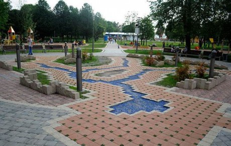 Парк им. 900-летия  г. Минск  Беларусь  