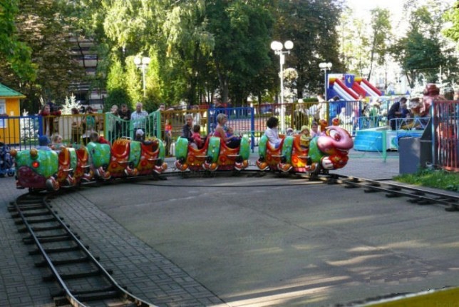 Детский мини-поезд  BR Парк им. Горького  г. Минск  Беларусь 