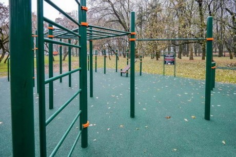 Спортивная площадка Street Workout в парке Казея  г. Минск  Беларусь 