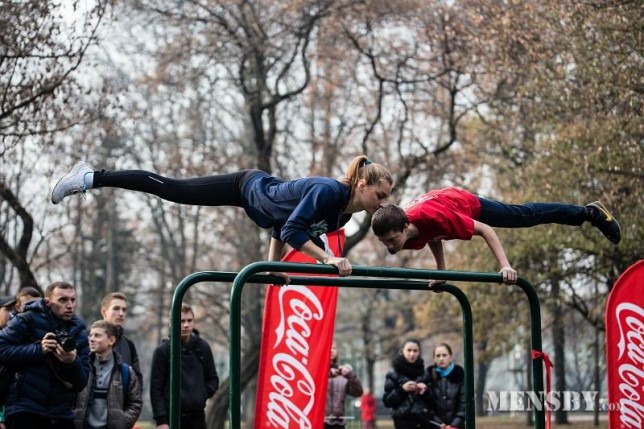  Спортивная площадка  для занятий Street Workout BR в парке Казея  г. Минск  Беларусь