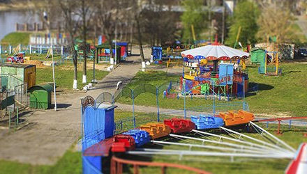 Парк культуры и отдыха  г. Новополоцк  Беларусь 