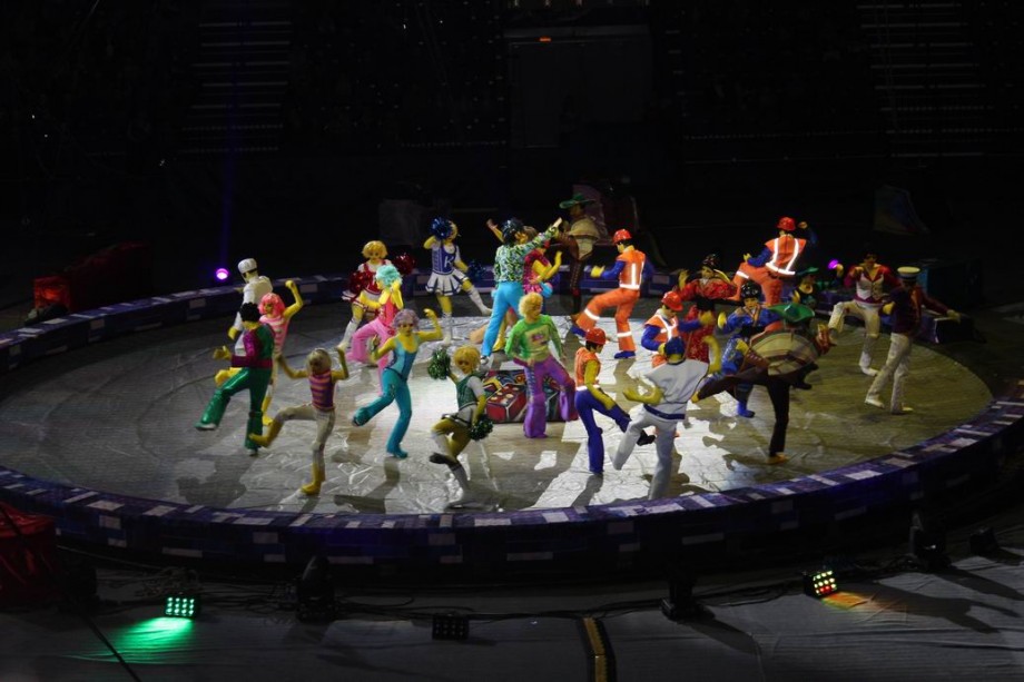 Цирк  Конструктор   г. Минск  Минск-Арена  27 декабря 2015 