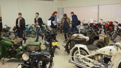 Выставка ретромотоциклов