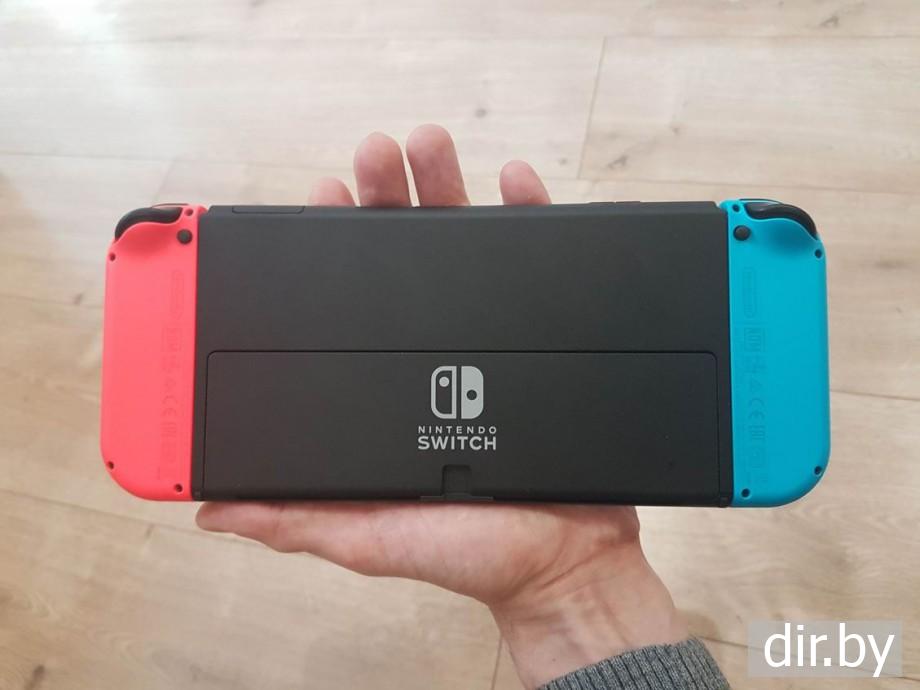Приставка  Nintendo Switch OLED  распаковываем