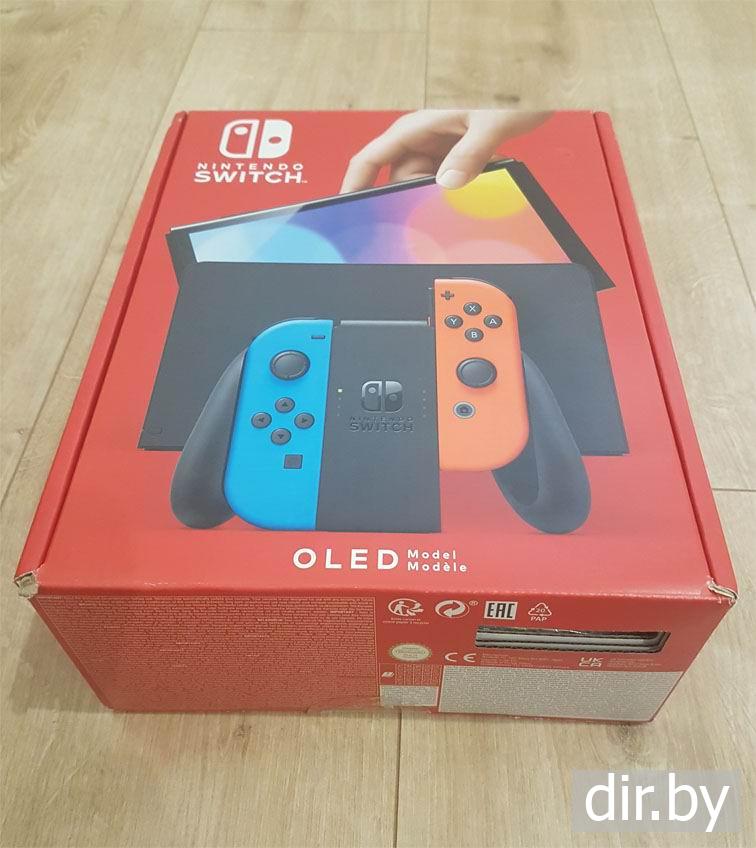 Приставка  Nintendo Switch OLED  распаковываем