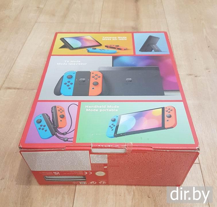 Приставка  Nintendo Switch OLED  распаковываем