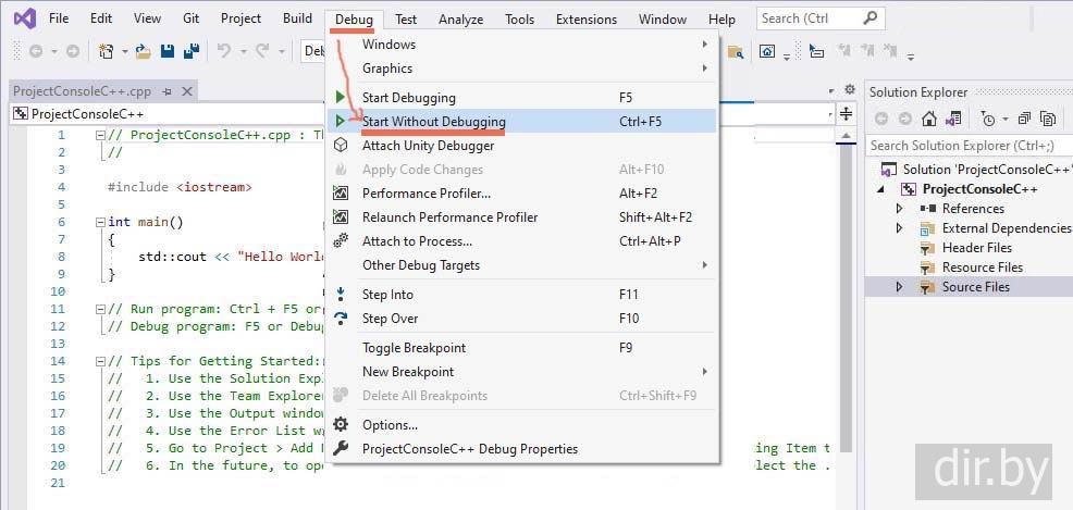 Создаем новое OpenGL приложение на C++ | библиотека GLUT, Visual Studio