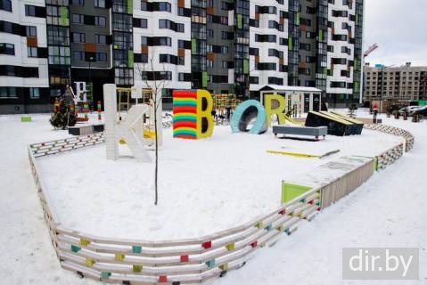 Вязаная елка на Новой Боровой  г. Минск 