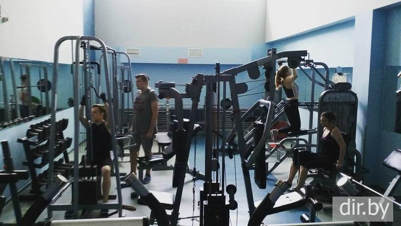 Занятия в тренажерном зале.<BR> Место:  Спортивно-зрелищный комплекс  г. Солигорск