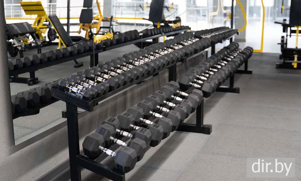 Занятия в тренажерном зале.<BR> Место: Gym24,  г. Минск