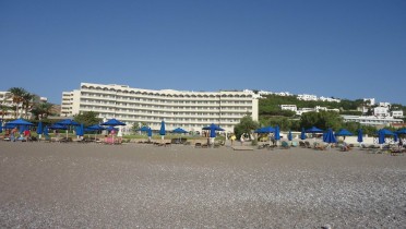 пляж отеля Olympos Beach 4* остров Родос  Греция 