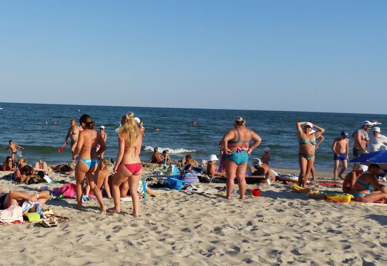  Пляж  на базе отдыха  Рось   в 17:54  14 августа 2016  BR  Затока  Одесская область  Украина